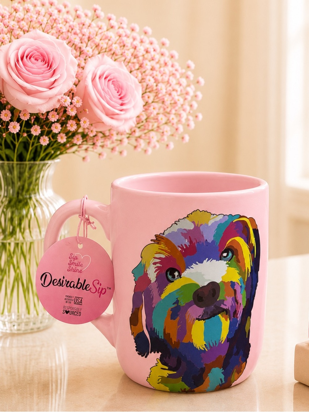 Golden doodle Dog Mug NWT